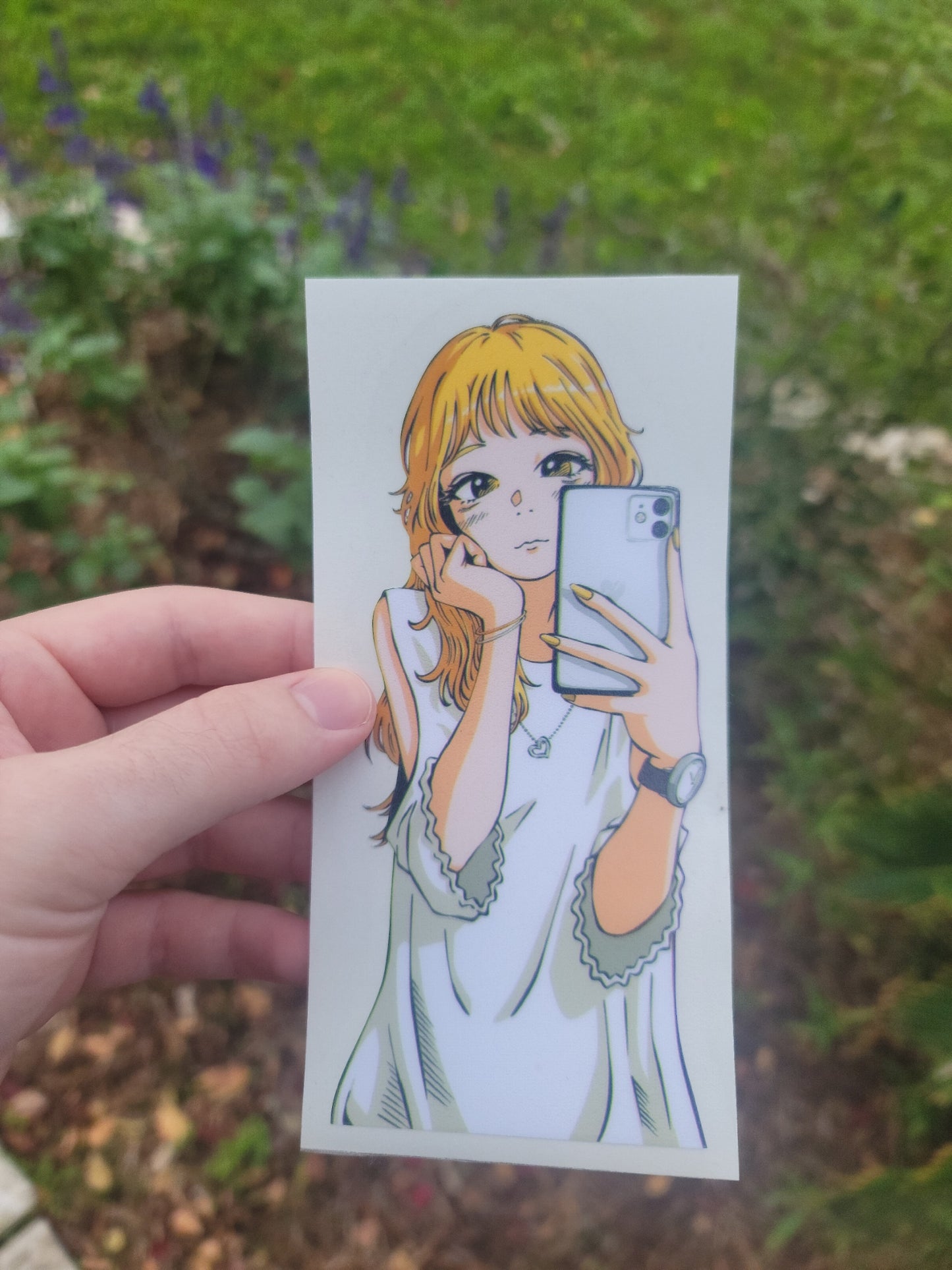 Phone Girl Decal