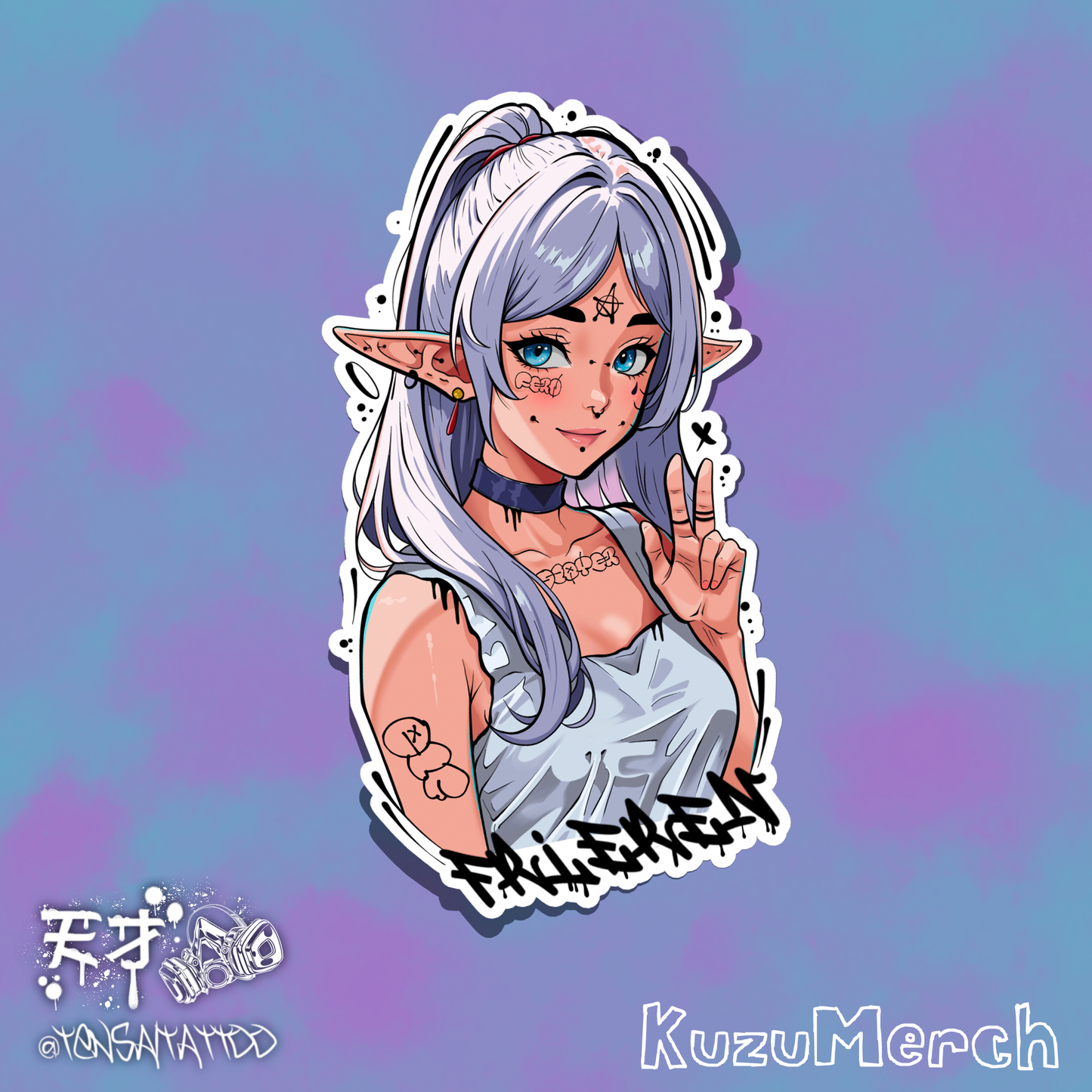 Frieren Tattoo Decal