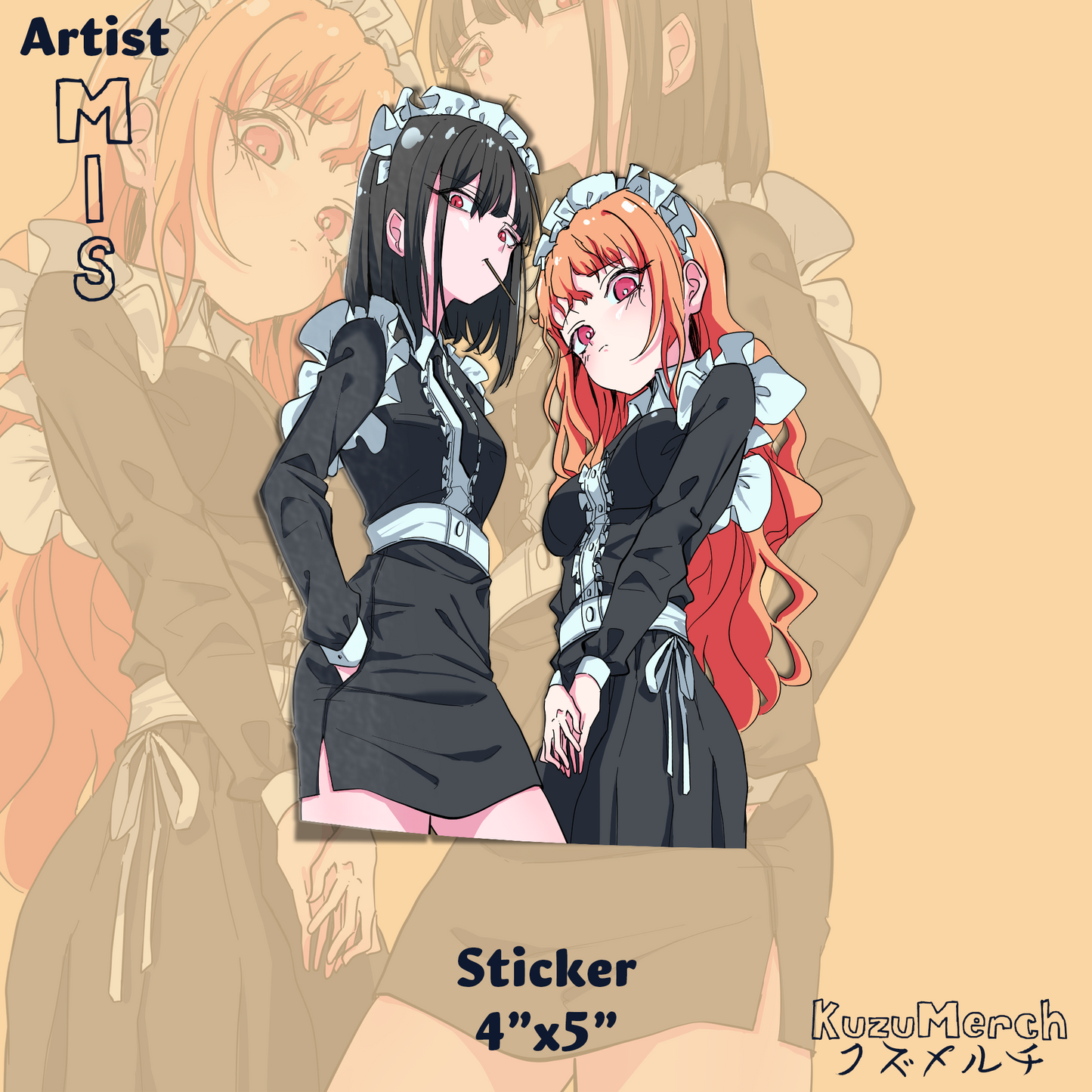 2 Maids Decal