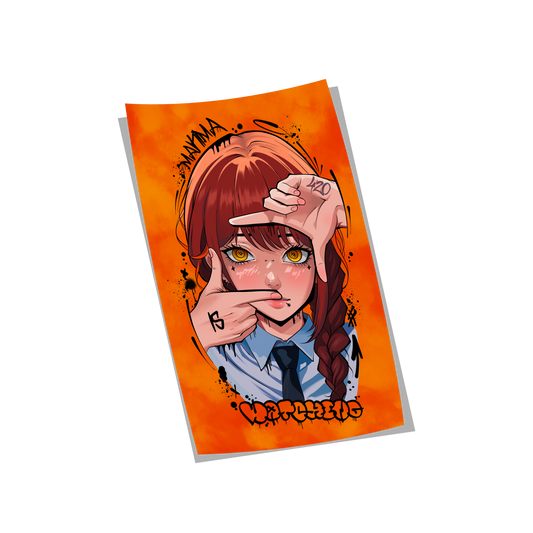 Makima Tattoo Print