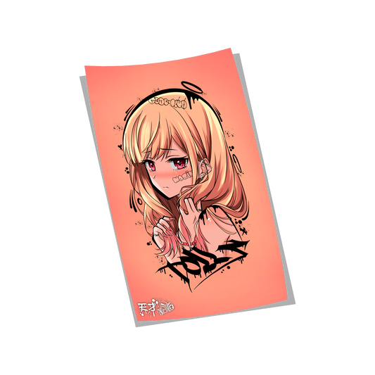 Marin Tattoo Style Print