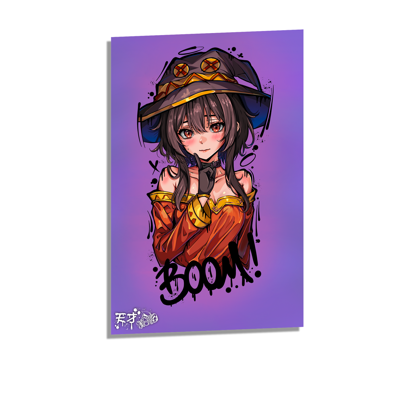 Megumin Tattoo Style Print