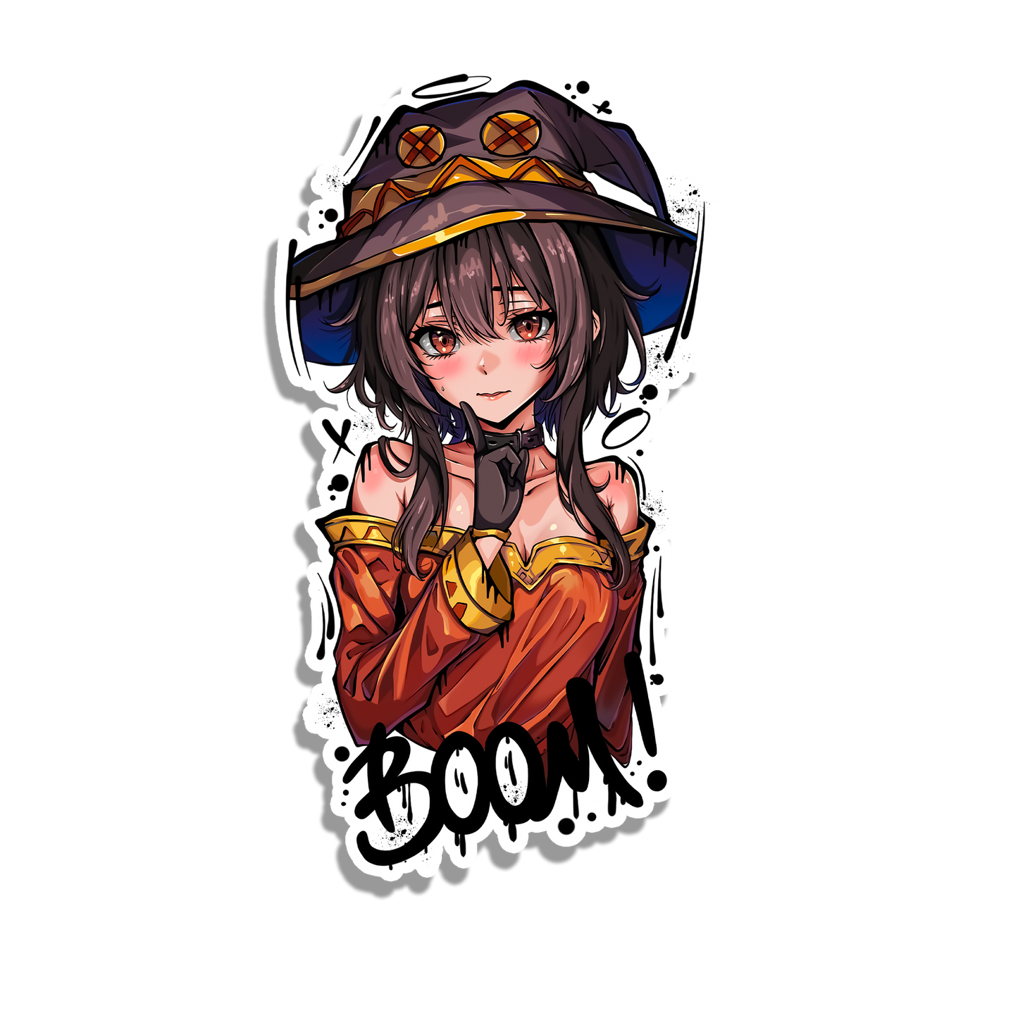 Megumin Tattoo Style Decal