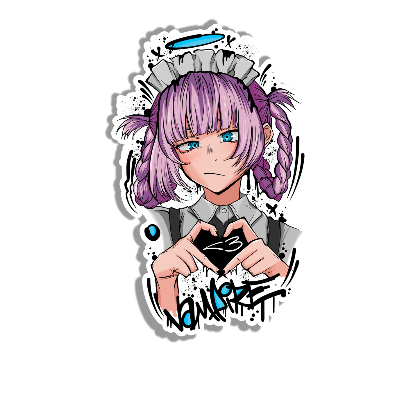 Nazuna Tattoo Style Decal