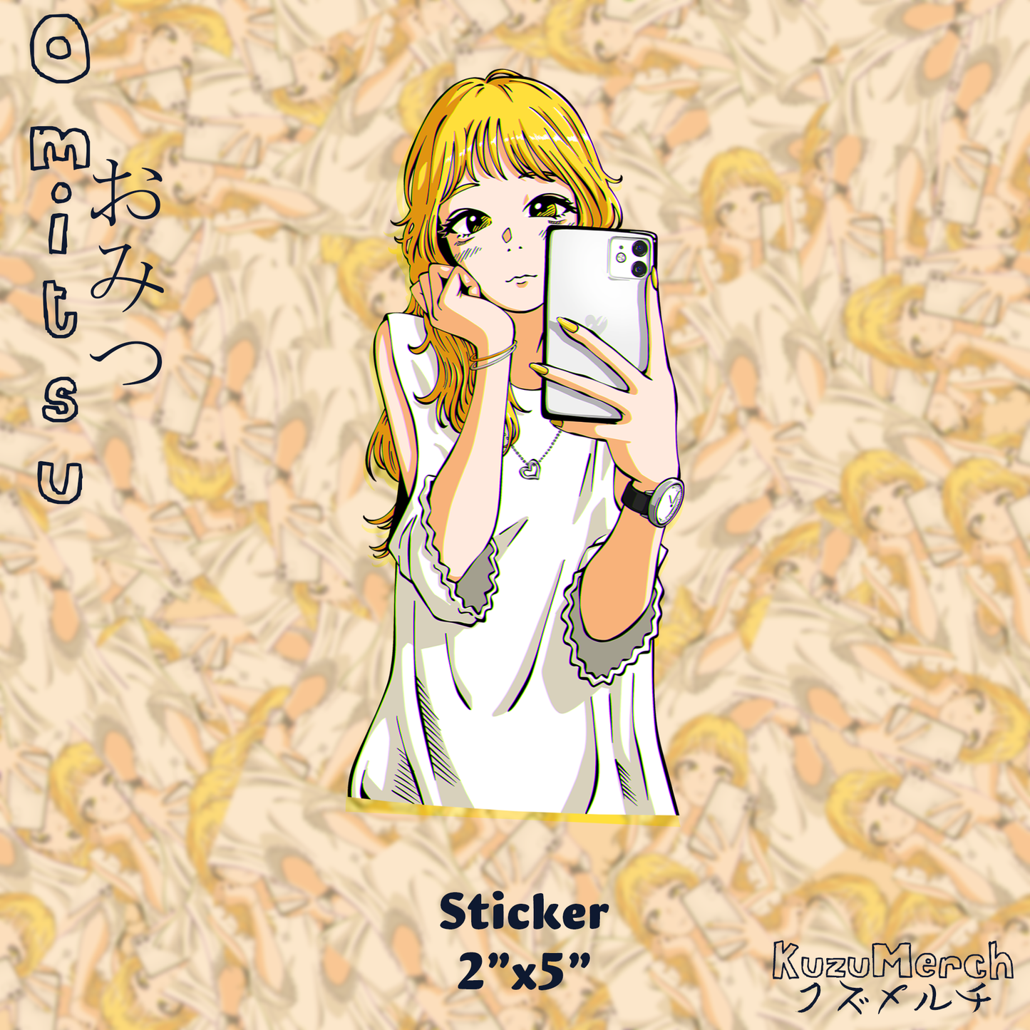 Phone Girl Decal