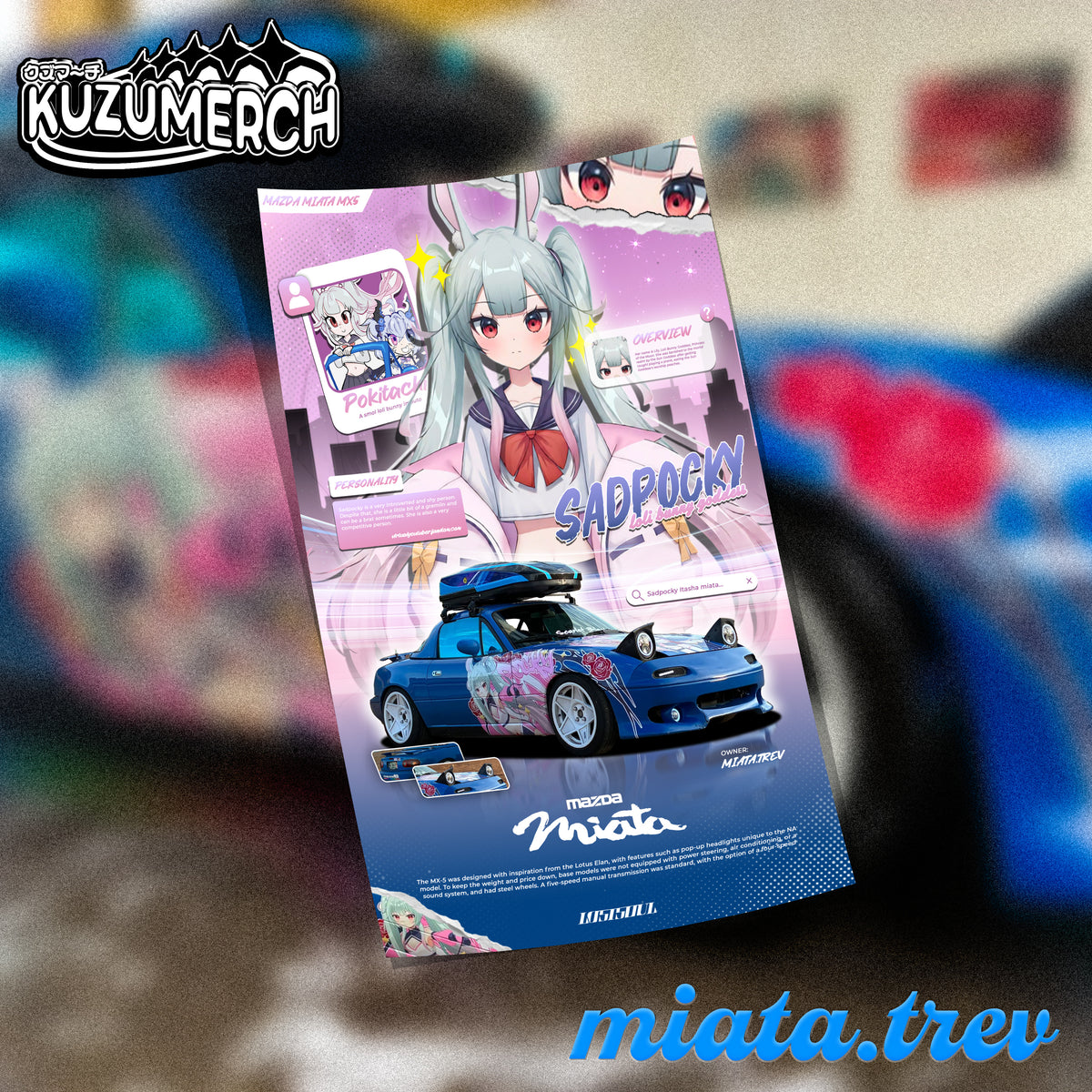 Vtuber Miata Prints