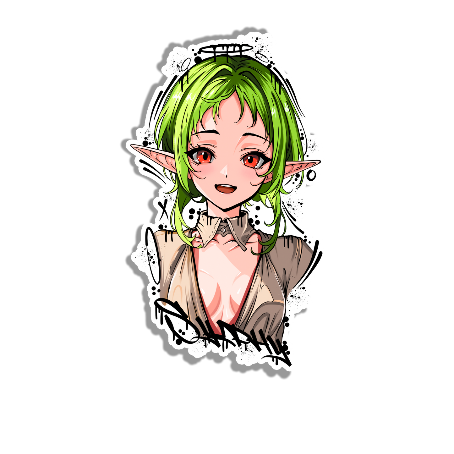 Sylphy Tattoo Style Decal