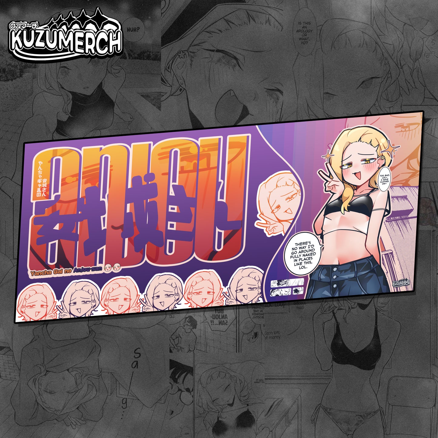 Anjou-san Deskmat (PO)