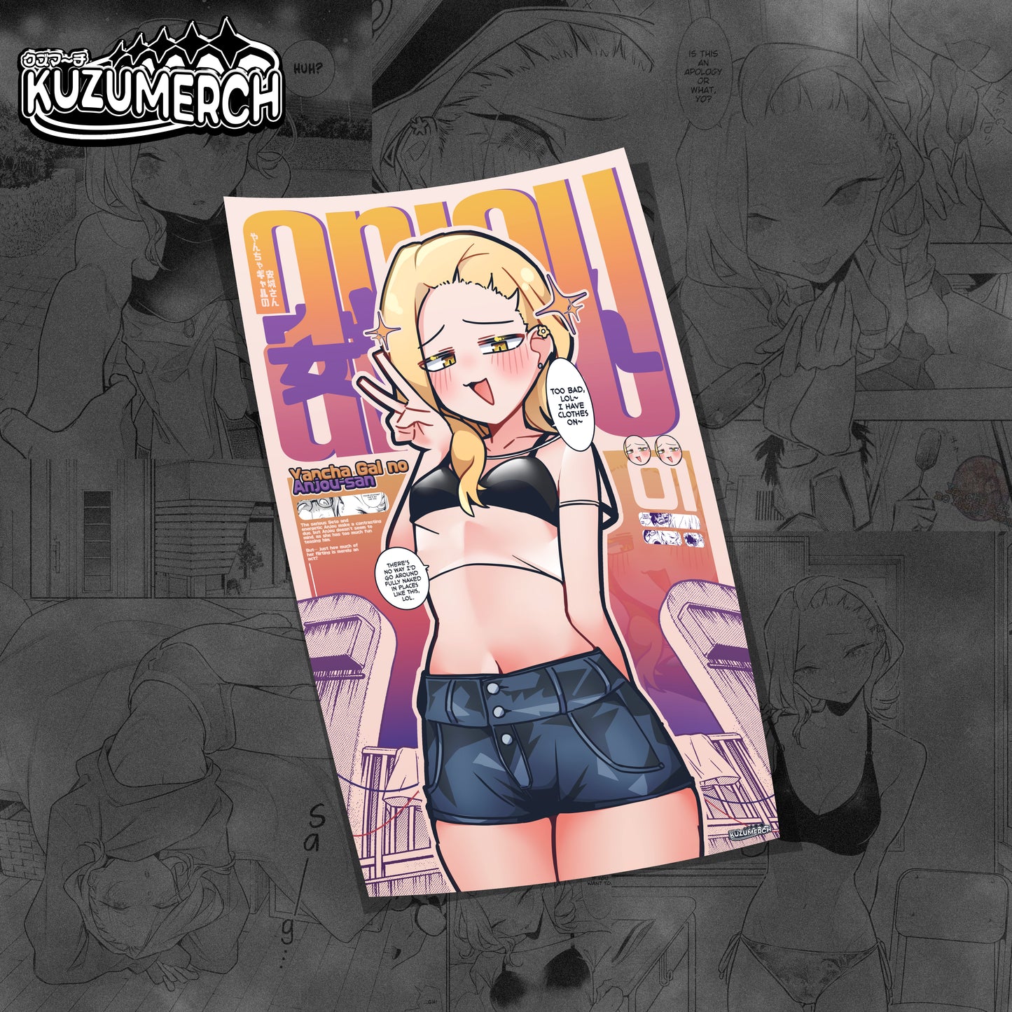 Anjou-san Wall Banner (PO)