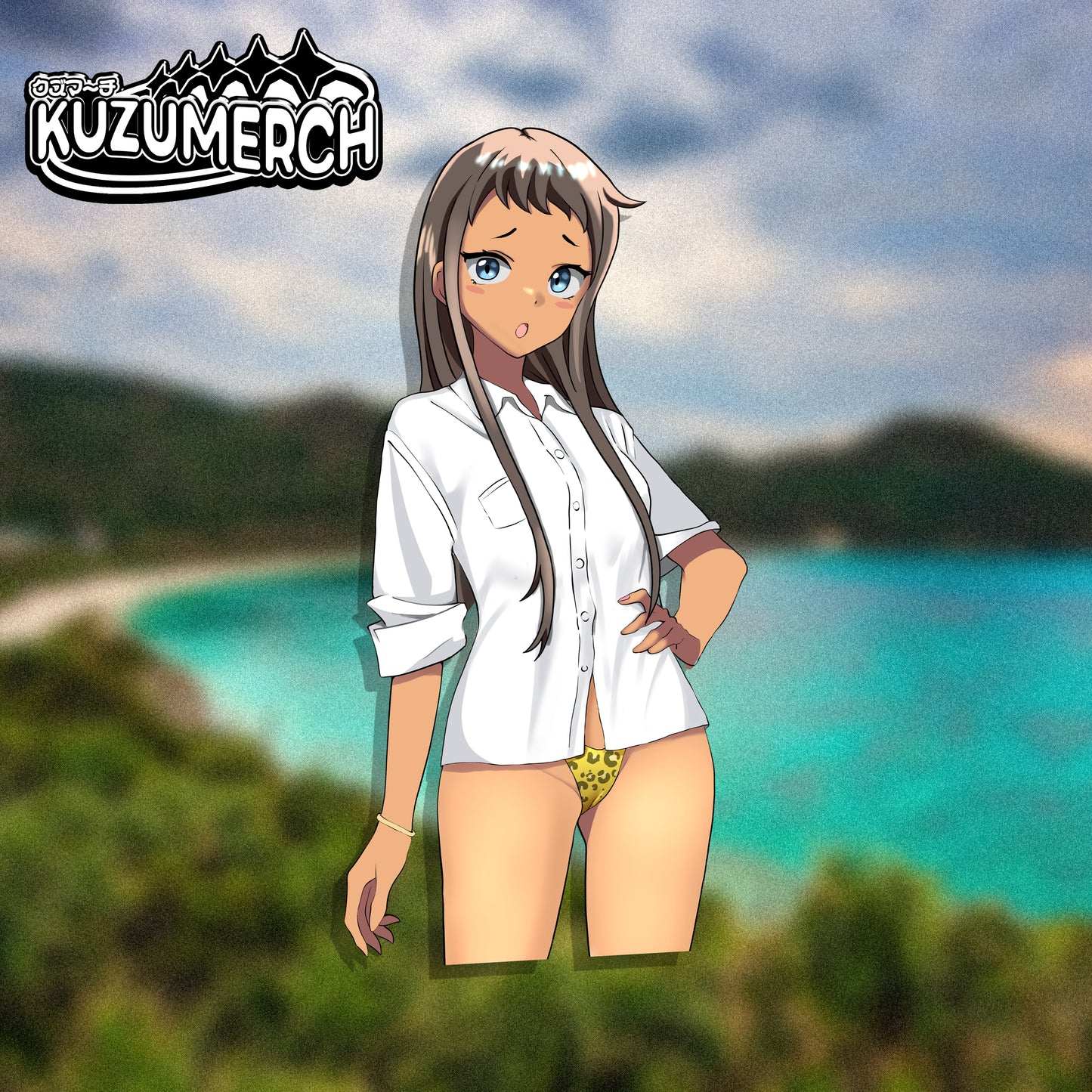 Hina Kyan Half Body Decal + Ecchi