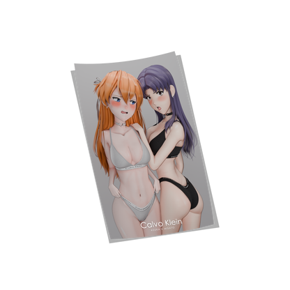 Asuka x Misato Print