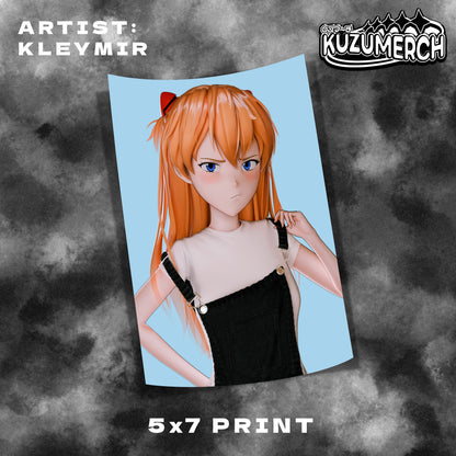 Asuka Blue 5x7 Print