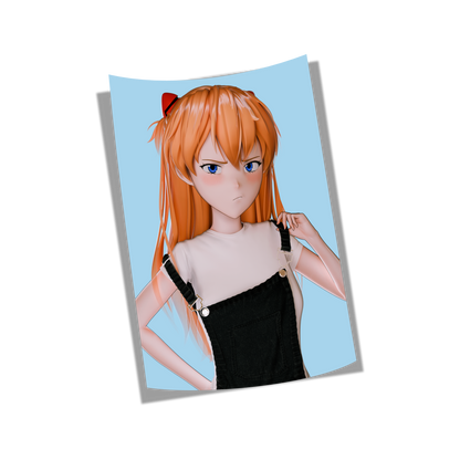 Asuka Blue 5x7 Print