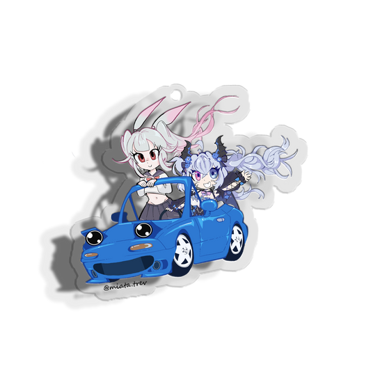 Rina & Lily's Miata Keychain (PO)