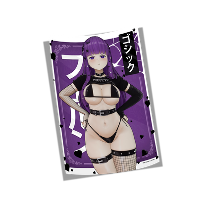 Goth Fern V2  5x7 Print