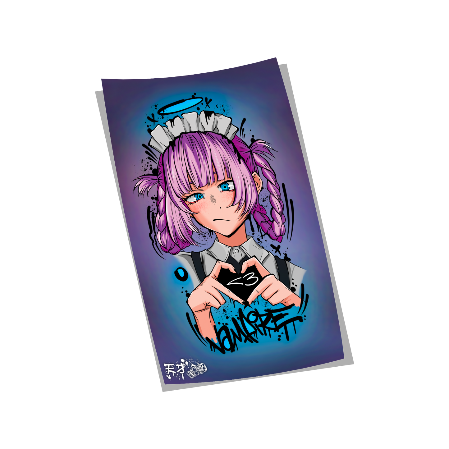 Nazuna Tattoo Style Print