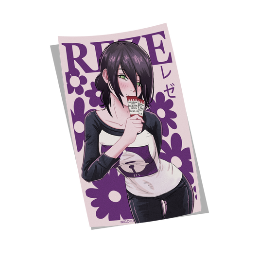 Reze Movie Ticket Print