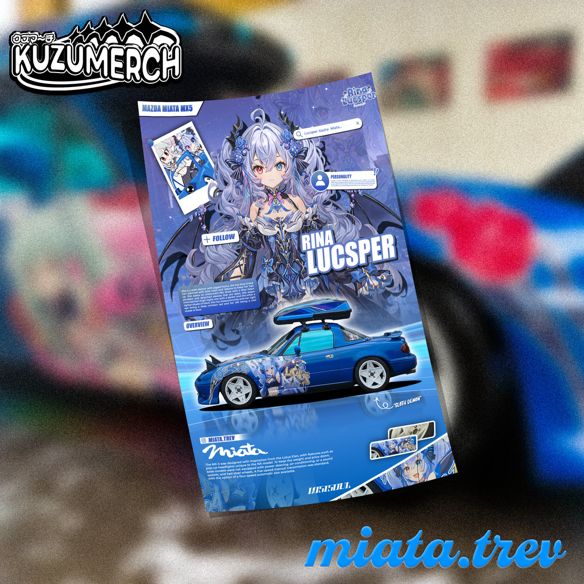 Vtuber Miata Prints