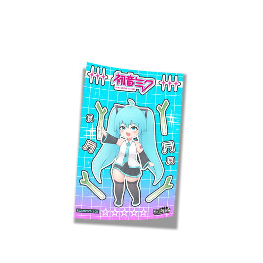 Chibi Miku Sticker Sheet (PO)