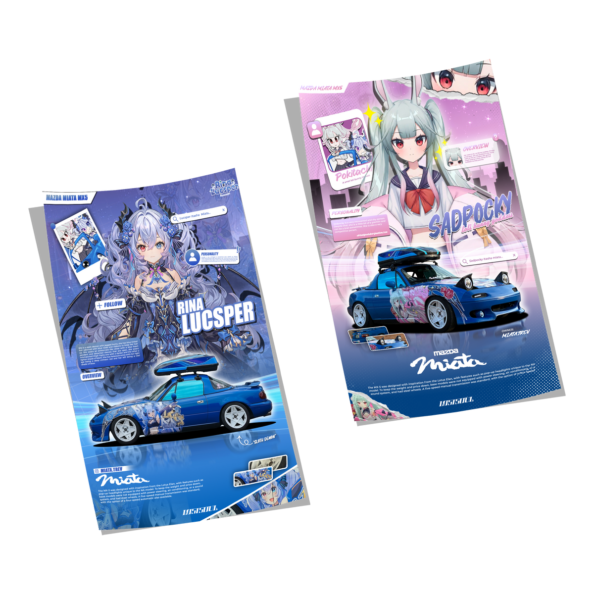 Vtuber Miata Prints