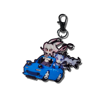 Rina & Lily's Miata Keychain (PO)