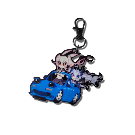 Rina & Lily's Miata Keychain (PO)