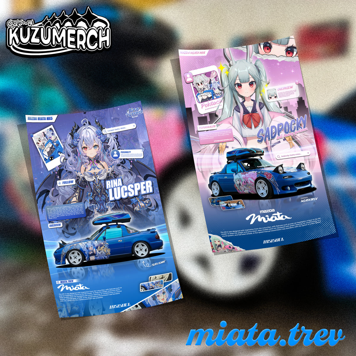 Vtuber Miata Prints