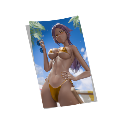 Yoruichi Beach Print
